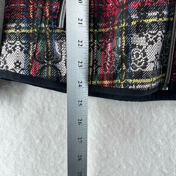 Body Glove Jacket Women S Plaid Faux Fur Trim Fleece Lined Hoodie Waterproof Red - Picture 13 of 14